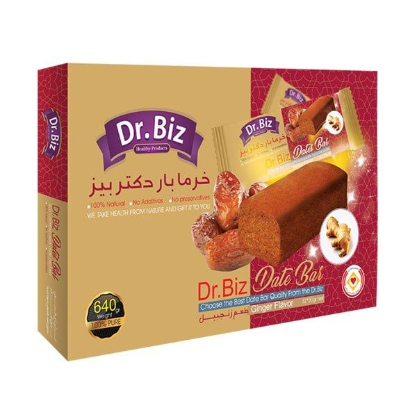 خرما بار زنجبیلی دکتر بیز